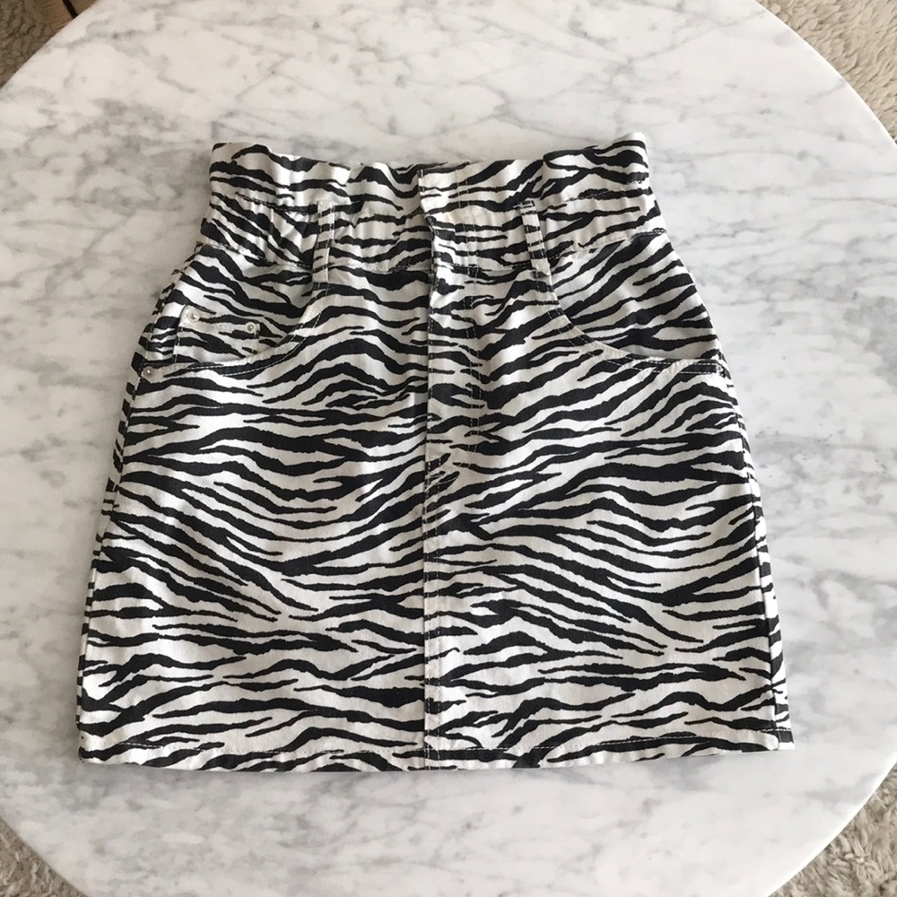 Denim Zara skirt